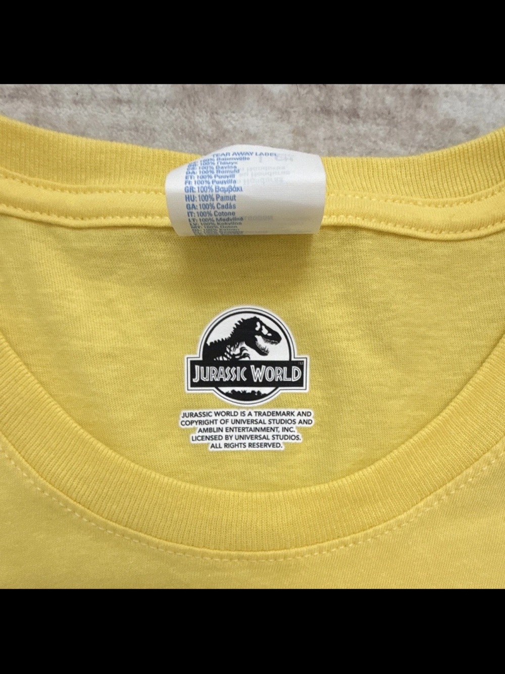 Jurassic World Dinosaurs Eat Man Women Inherit the Earth T-Rex Graphic Tee - Picture 3 of 5